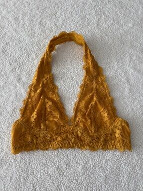 FP Intimately Lace Halter Bralette